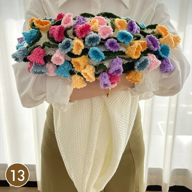 Crochet Bouquet Blanket - Floral Collection - product image 11