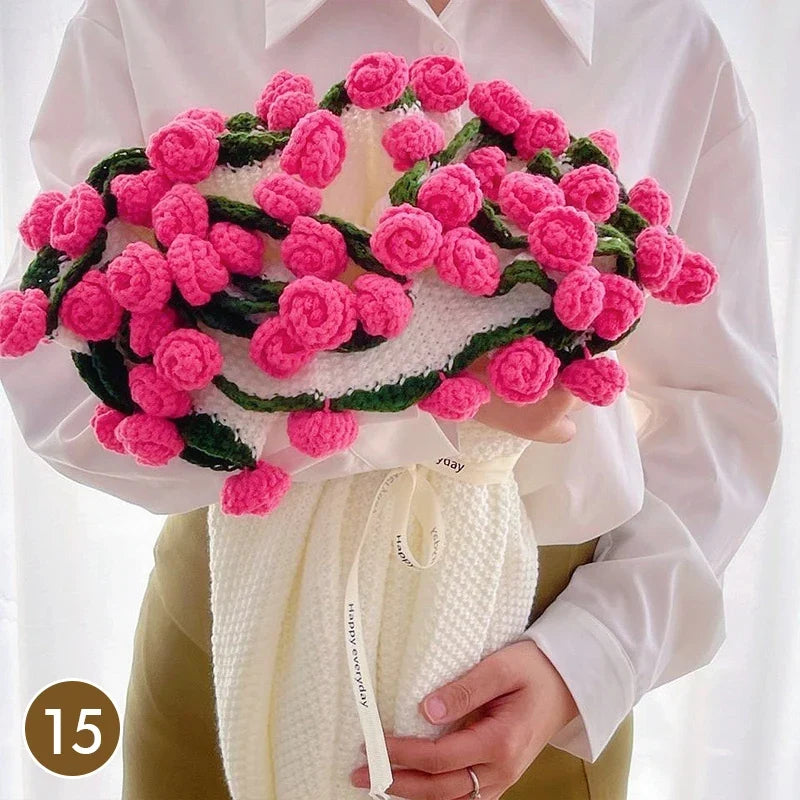Crochet Bouquet Blanket - Floral Collection - product image 75