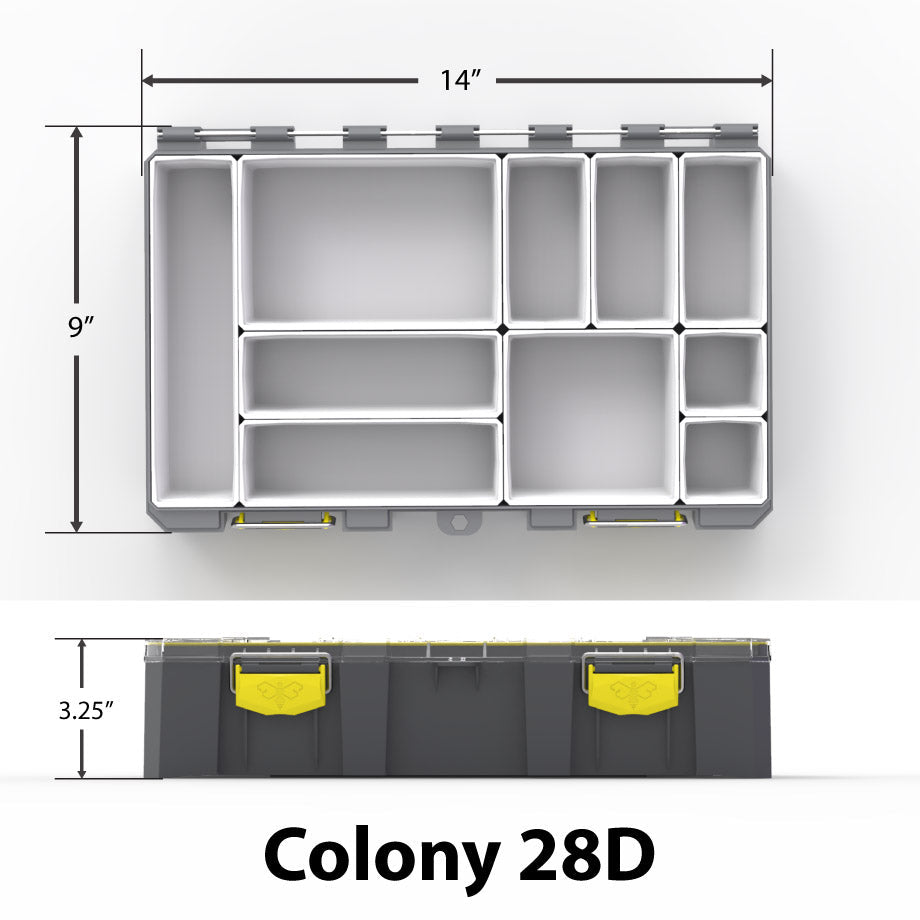 Cliff Crochet Jerkbait Box - Custom Colony 28D (Deep)