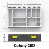 Cliff Crochet Jig Box - Custom Colony 28D (Deep)