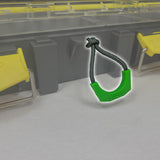 Pull Tab & Hitch Point - Pack of 6 - GREEN