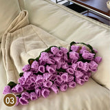 Crochet Bouquet Blanket - Floral Collection - product image 6